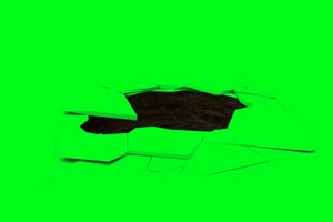 地裂 飞天遁地 特效 巧影绿布和绿幕视频抠像素材