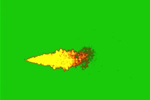 火焰喷射器 喷火  火花 着火 火焰绿幕视频4 绿屏手机特效图片