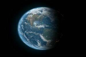 真实地球 抠像视频素材
