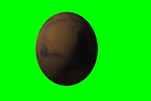 星球 星体火星 绿幕视频免