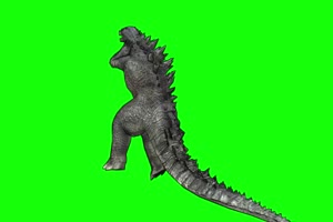 跳舞的恐龙1 动物绿屏 绿幕视频 抠像素材下载手机特效图片
