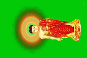 佛主 观音 菩萨 绿屏抠像素材 13手机特效图片