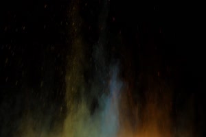 粉尘颜料燃料五彩粉末粒子 爆裂 爆发 散开 2 黑手机特效图片