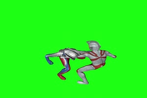 奥特曼绿幕素材 奥特曼绿幕视频 奥特曼跳舞抠像手机特效图片