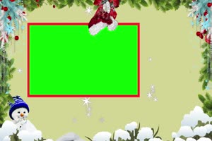 圣诞节 画框 圣诞节 绿幕素材 绿屏素材 抠像素材手机特效图片