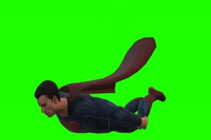 超人 飞 1 漫威英雄 复仇者联盟 绿屏抠像 特效素