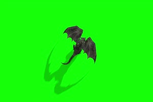 蝙蝠怪上面 绿幕素材 巧影剪映 特效抠像素材 手机特效图片