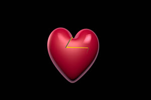 爱心心碎2带通道表情卡通元素表情Emoji 90手机特效图片