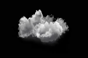 云朵 腾云驾雾 透明通道 专业超清抠像素材05手机特效图片