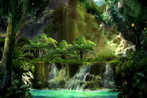 唯美森林 梦幻森林 仙境 背景视频下载13手机特效图片