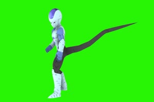 龙珠 动漫角色 2动漫角色绿布和绿幕视频抠像素材