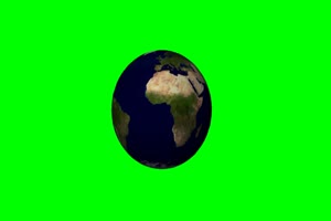 地球 旋转 绿屏抠像 特效素材手机特效图片