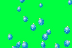 圣诞节 球 圣诞节 Balls on 绿屏抠像巧影AE素材特效手机特效图片