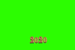 2020新年素材绿屏2 绿屏绿