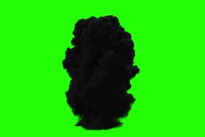爆炸 带音效 巧影ae绿屏抠像素材