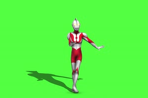 奥特曼2 跳舞 精品抠像视频素材 绿幕视频