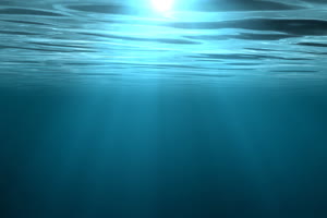 水底海底海洋水下特效视绿布和绿幕视频抠像素材