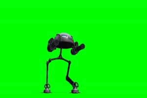 免费 机器人 战斗机器人 绿布绿屏绿幕视频素材手机特效图片