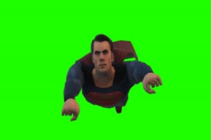 超人 飞 3 漫威英雄 复仇者联盟 绿屏抠像 特效素