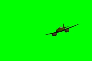 喷气式飞机262  巧影手机特效绿屏抠像素材免费下手机特效图片