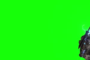 背剑机械大猩猩 绿幕素材 巧影剪映 特效抠像素手机特效图片