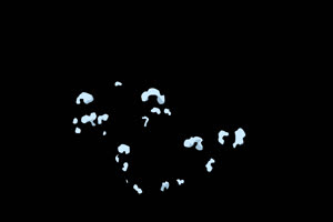 卡通MG动画 水花 水滴 跳水7 黑幕背景 抠像视频手机特效图片