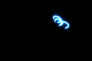 手绘发光线条霓虹闪烁图形动画跳舞 人物描边手机特效图片