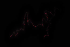 红色闪电1 电击 抠像视频 视频下载手机特效图片